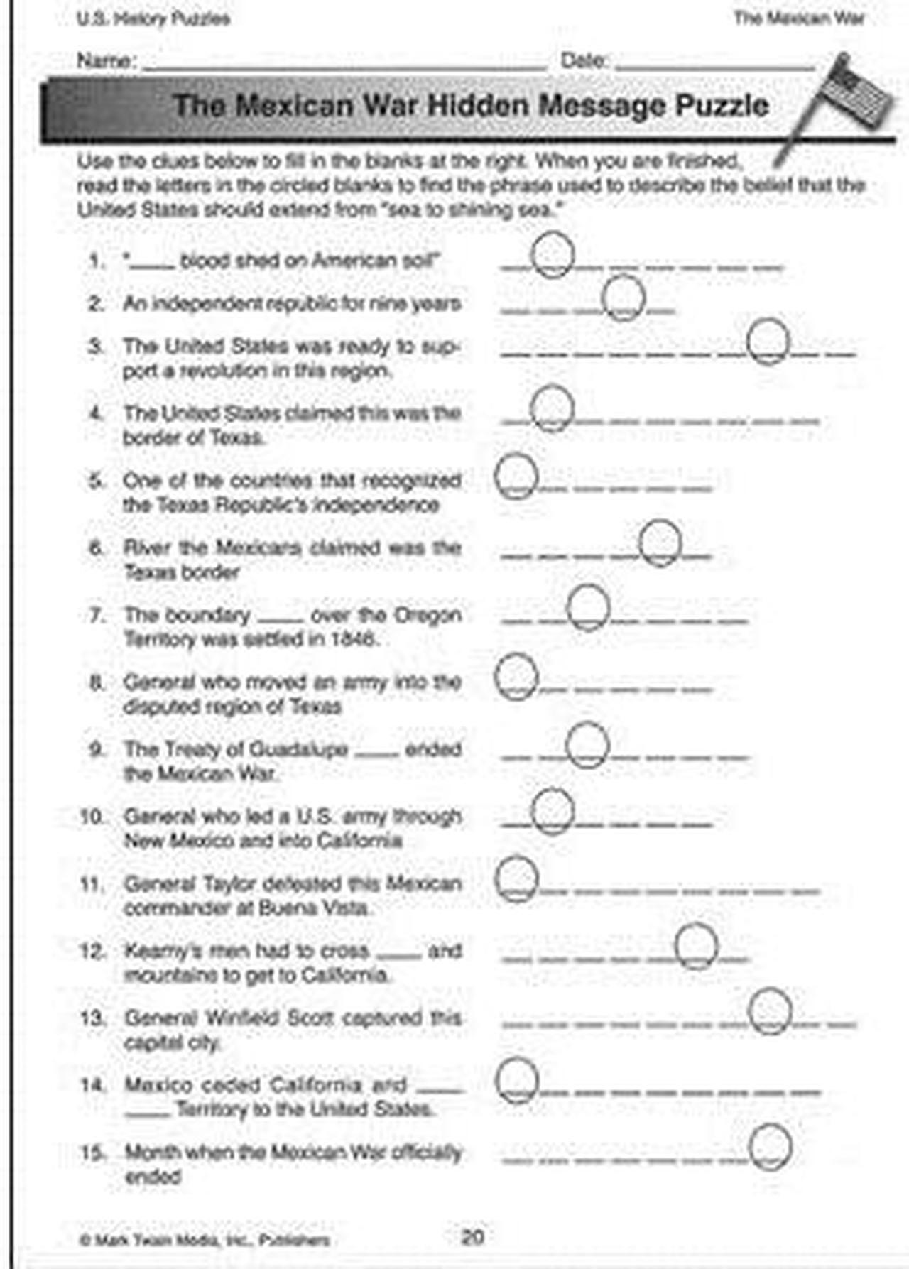 Alt view image 3 of 8 - CARSON DELLOSA CD-1371 U.S. HISTORY PUZZLES BOOK
