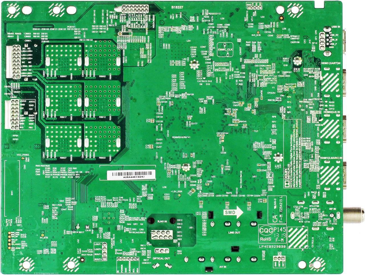 Alt view image 2 of 2 - Vizio 6M03M0001600R Main Board for V655-G9 (LINIYBMV Serial)