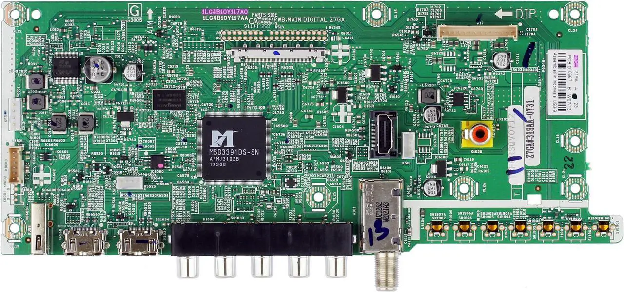 Sanyo 1LG4B10Y117A0 Z7GA Main Board - Thumbnail 2