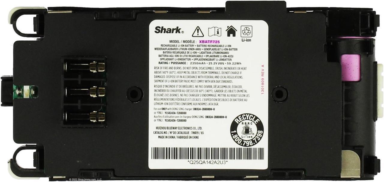 Main image of Shark Lithium-Ion Removable Battery XBATF725 for Vertex Pro DuoClean PowerFins