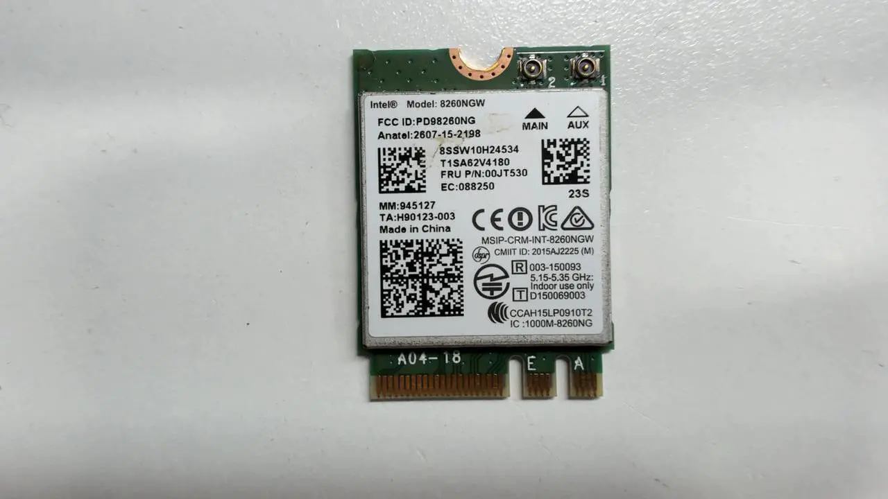 Alt view image 2 of 3 - Genuine Lenovo ThinkPad T460 Series Wireless WiFi Card 00JT530