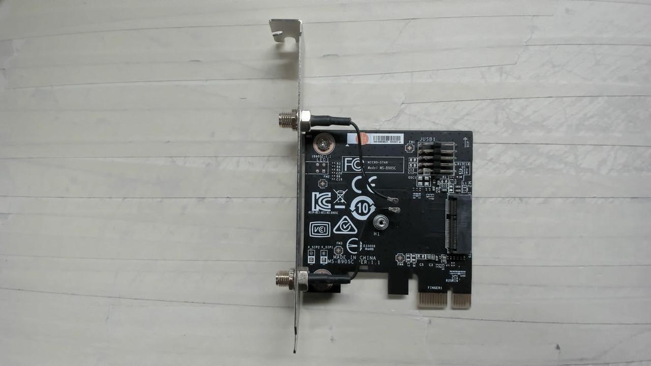 Alt view image 8 of 9 - MSI WIRELESS AC ADAPTER INTEL 8265 PCIE DUAL BAND 2X2 802.11 AC 2.4/5 GHZ