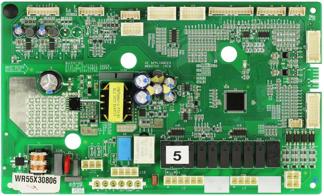 Main image of GE Refrigerator WR55X30806 Main Control Board Assembly