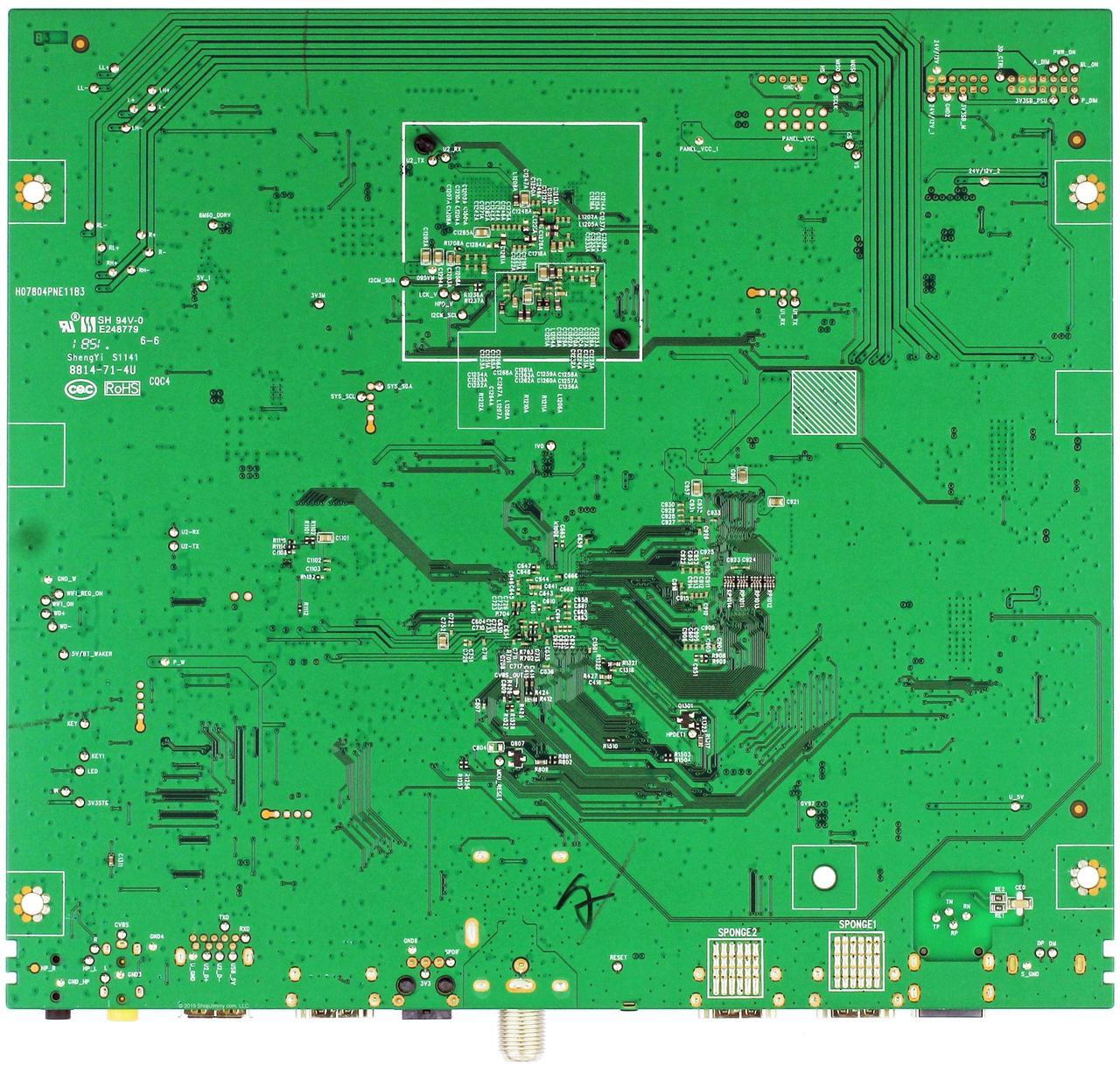 Alt view image 2 of 2 - TCL 08-CS55TML-LC335AA Main Board for 55R617 (SEE NOTE)
