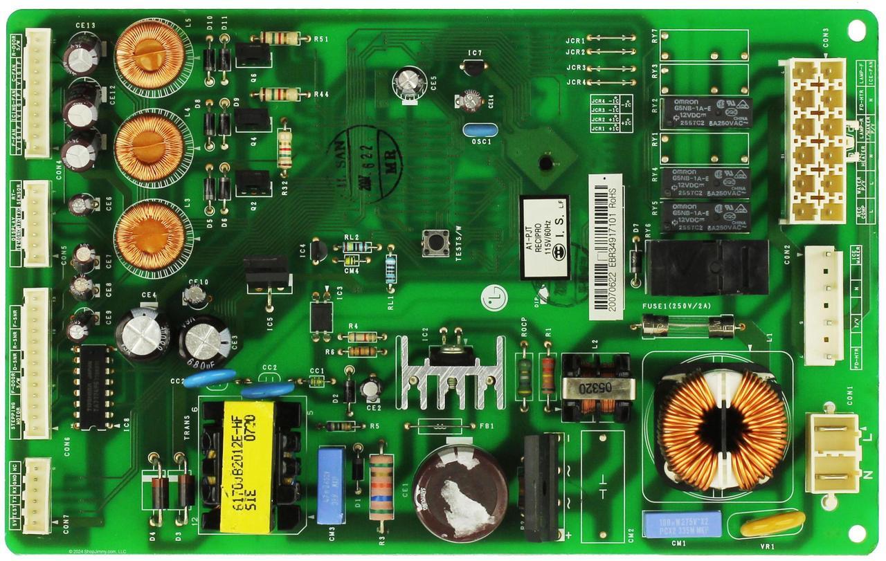 Main image of LG Refrigerator EBR34917101 Main Board