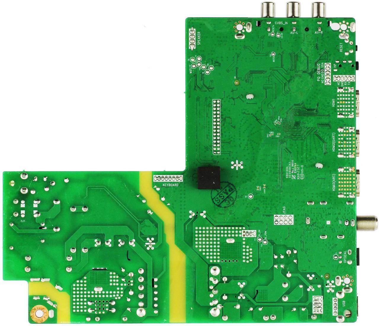 Alt view image 2 of 2 - Onn 515C90111M21 M23062-MT Main Board/Power Supply for 100133209