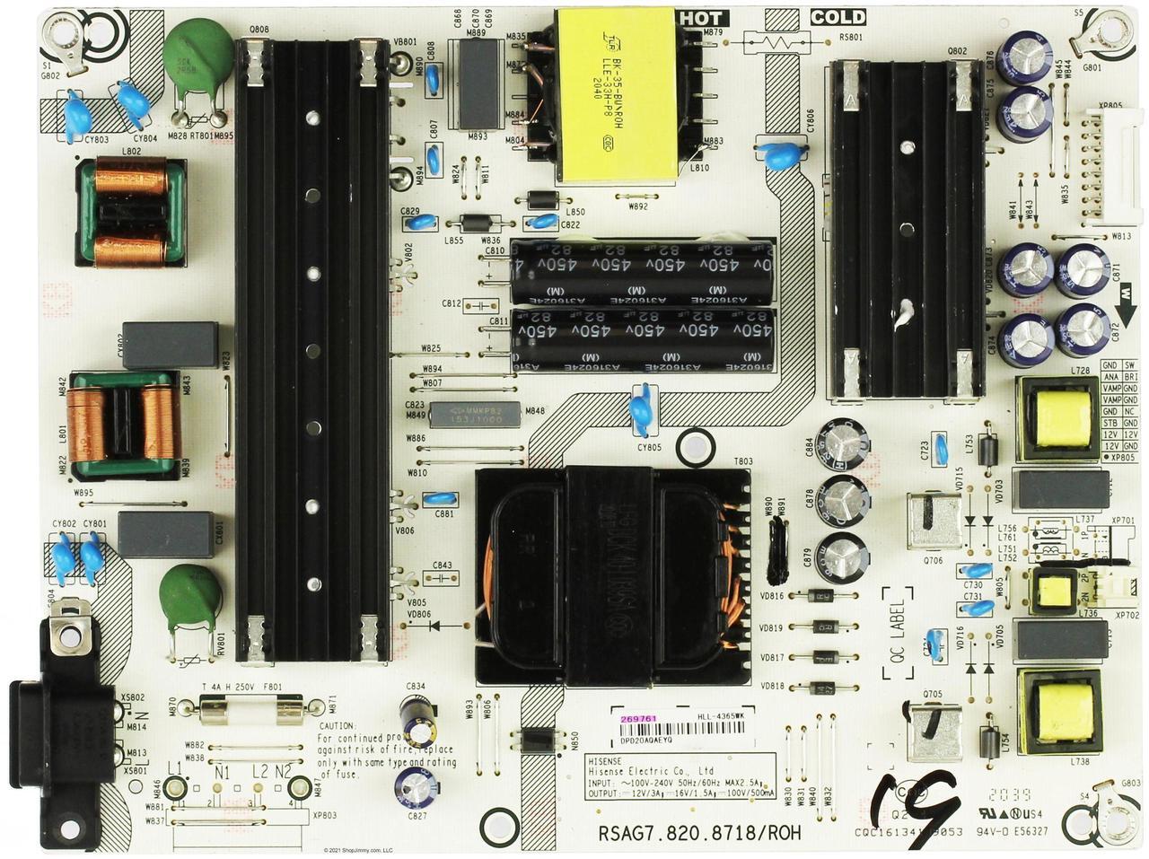 Main image of Hisense 269761 Power Supply / LED Driver Board