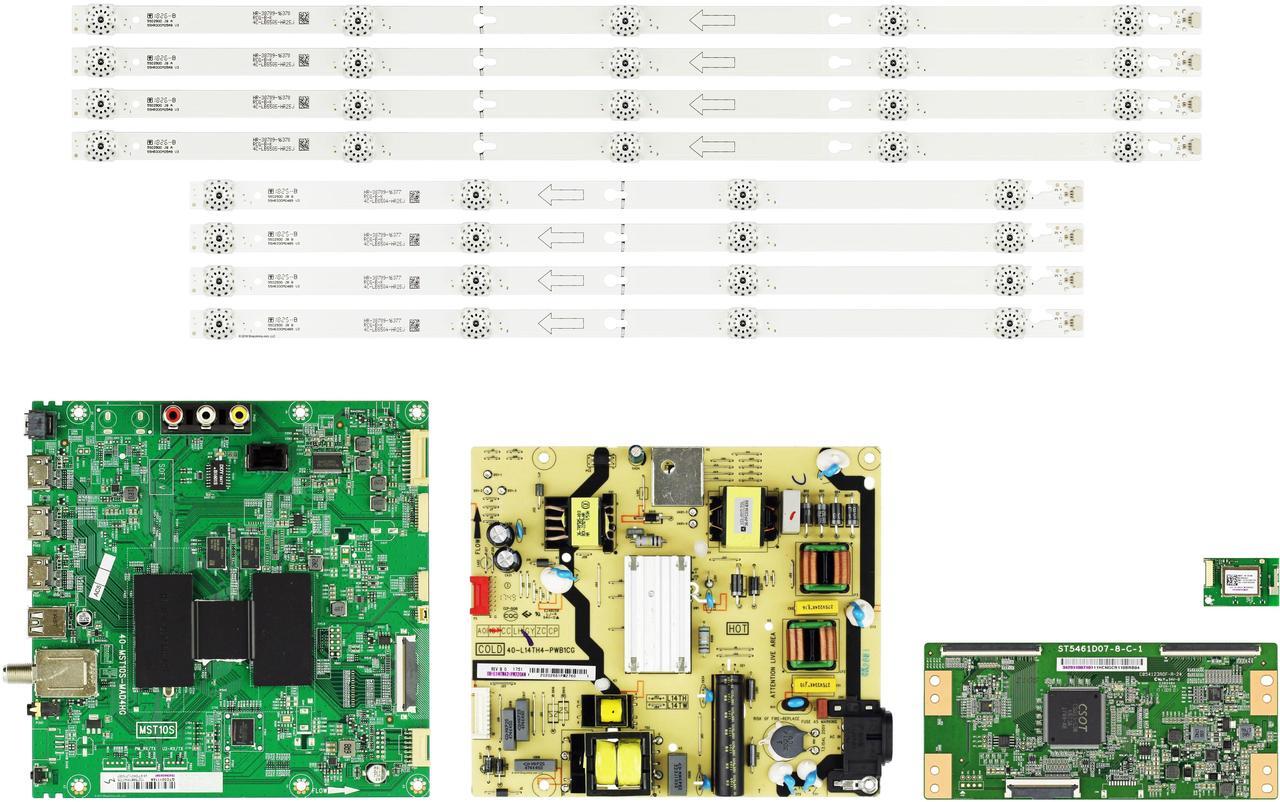 Main image of TCL 55S403 55S405 55S401 Complete TV Repair Parts Kit w/LED Strips Version 8