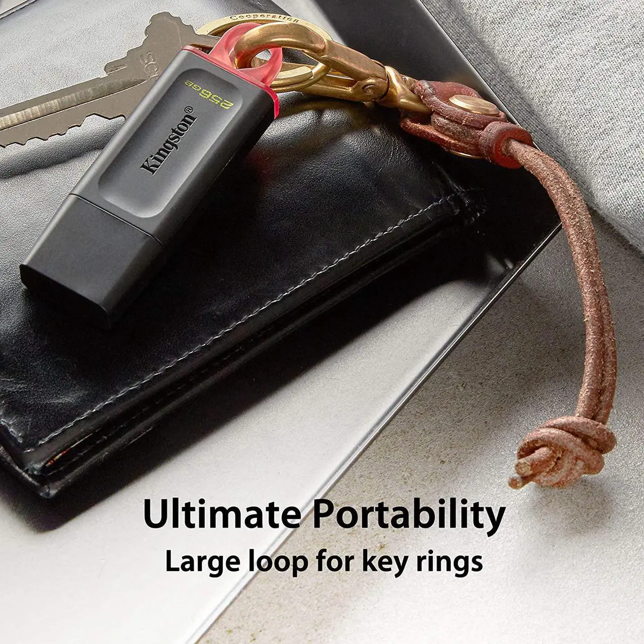 Kingston DataTraveler Exodia 64GB USB 3.2 – Confezione Da 10, Chiavetta Con Portachiavi