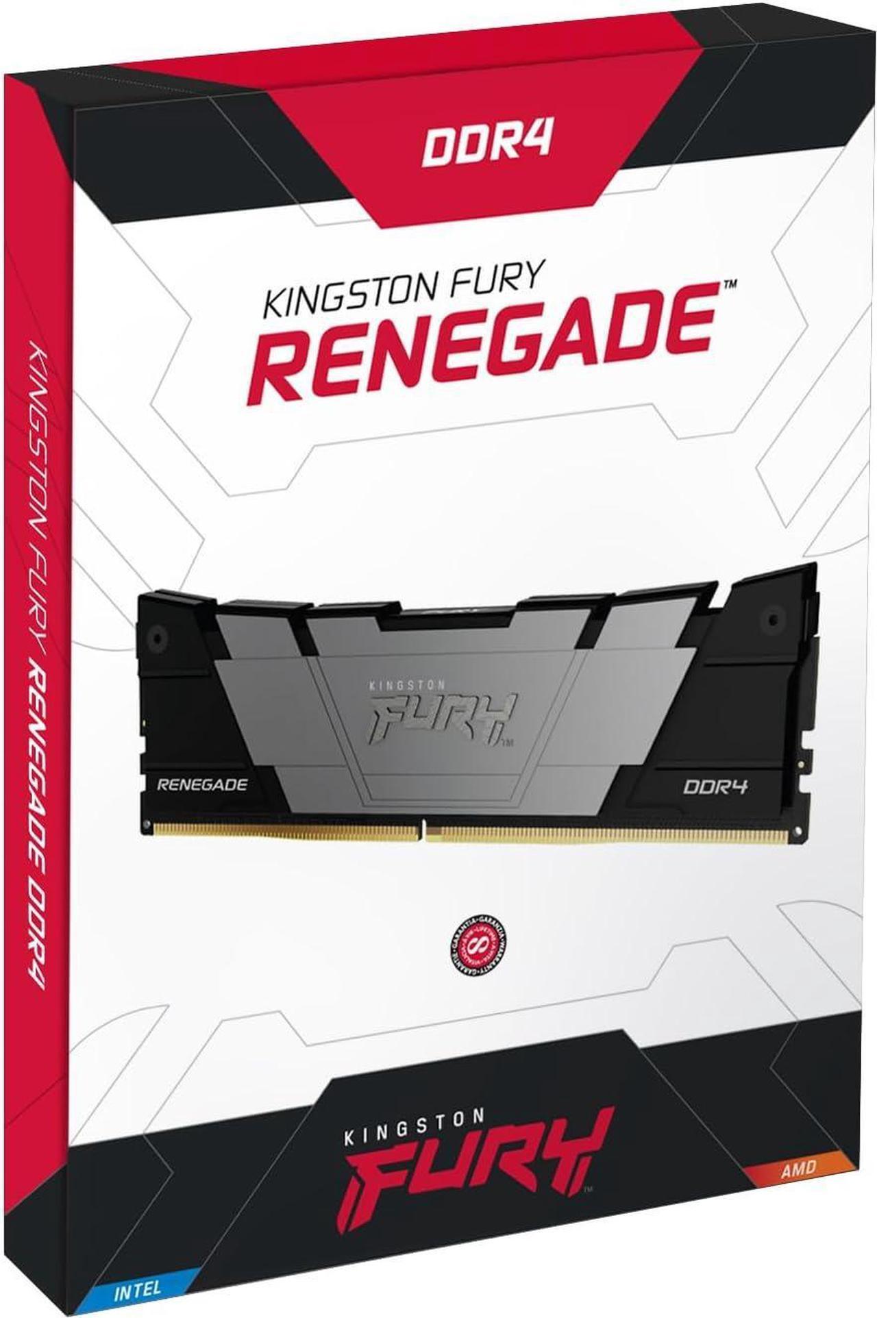 Alt view image 2 of 5 - Kingston Fury Renegade 32GB (2x16GB) 3200MT/s DDR4 CL16 DIMM (Kit of 2) Desktop Gaming Memory - KF432C16RB12K2/32