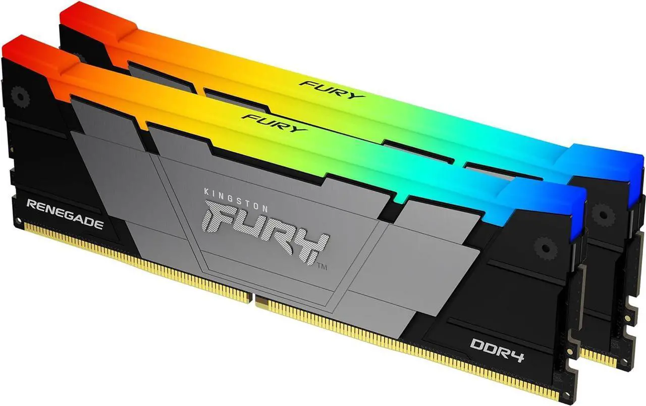 Main image of Kingston Fury Renegade RGB 3600 32GB (2x16GB) 3600MT/s DDR4 CL16 DIMM (Kit of 2) 1Gx8 Desktop Gaming Memory - KF436C16RB12AK2/32