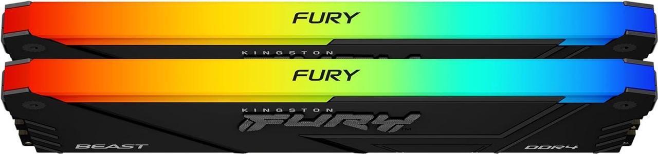Alt view image 2 of 6 - Kingston FURY Beast 64GB (2 x 32GB) DDR4 3600 (PC4 28800) Memory (Desktop Memory) Model KF436C18BB2AK2/64