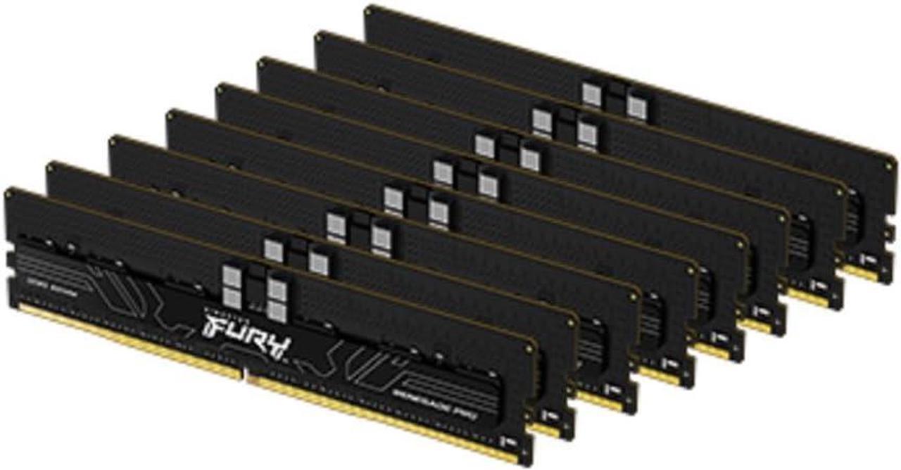 Main image of Kingston Fury Renegade Pro 128GB (8 x 16GB) ECC Registered DDR5 6400 (PC5 51200) Memory (Server Memory) Model KF564R32RBK8-128