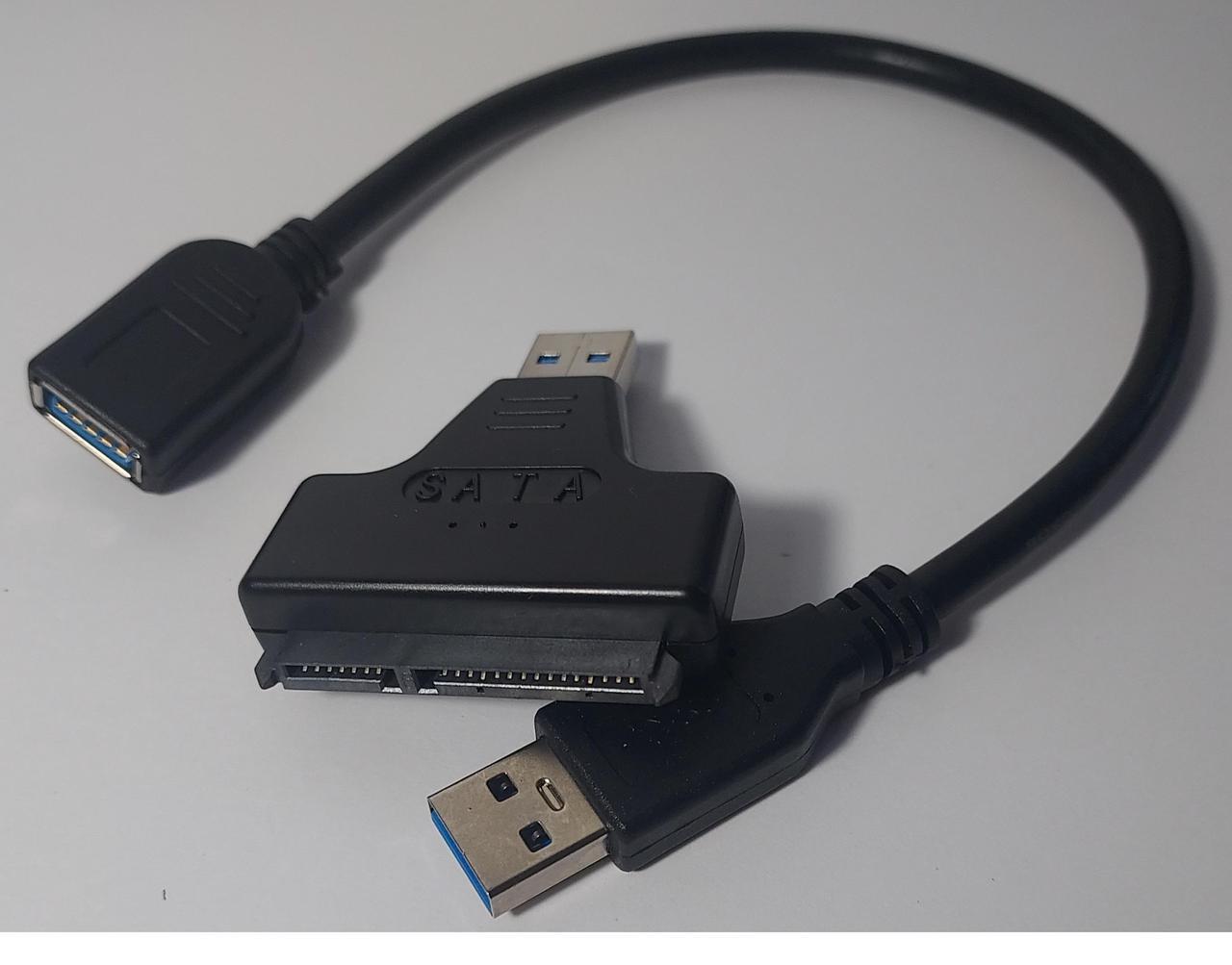JacobsParts USB 3.0 to SATA III SSD HDD  2.5" Hard Drive Adapter Cable, Supports UASP