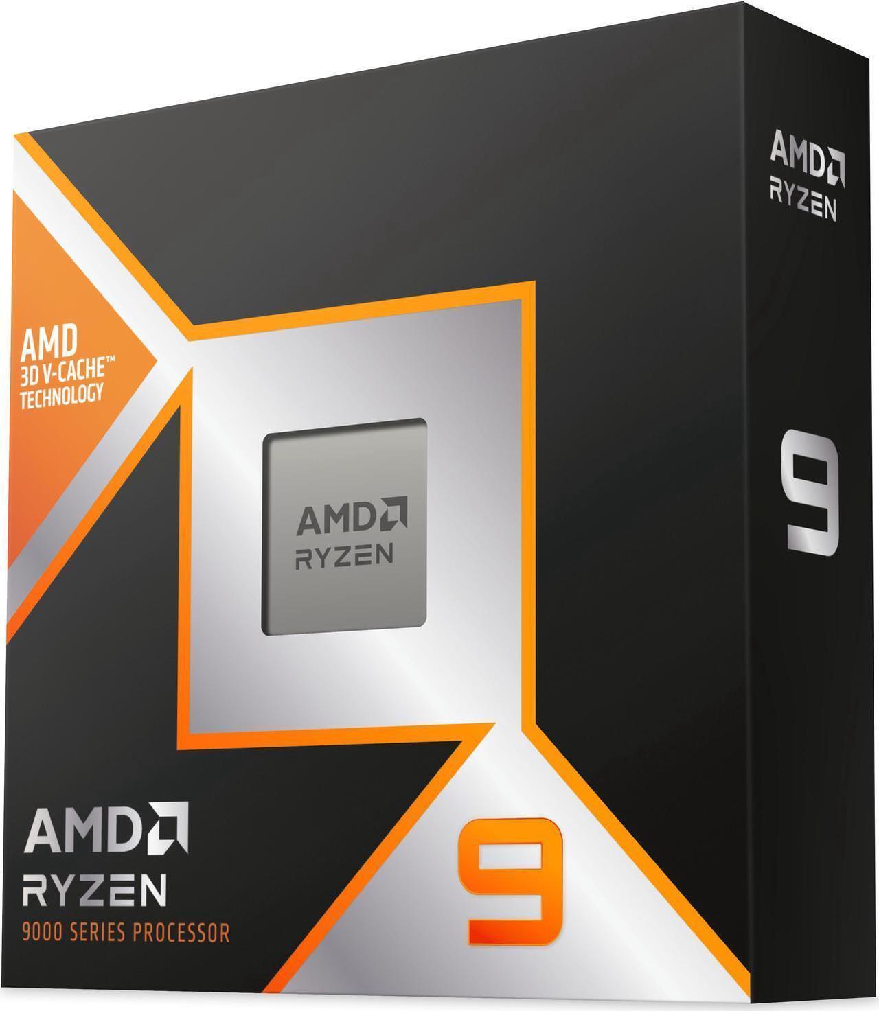 Main image of AMD Ryzen 9 9900X3D - Ryzen 9 9000 Series Granite Ridge (Zen 5) 12-Core 4.4 GHz Socket AM5 120W AMD Radeon Graphics Processor - 100-100001368