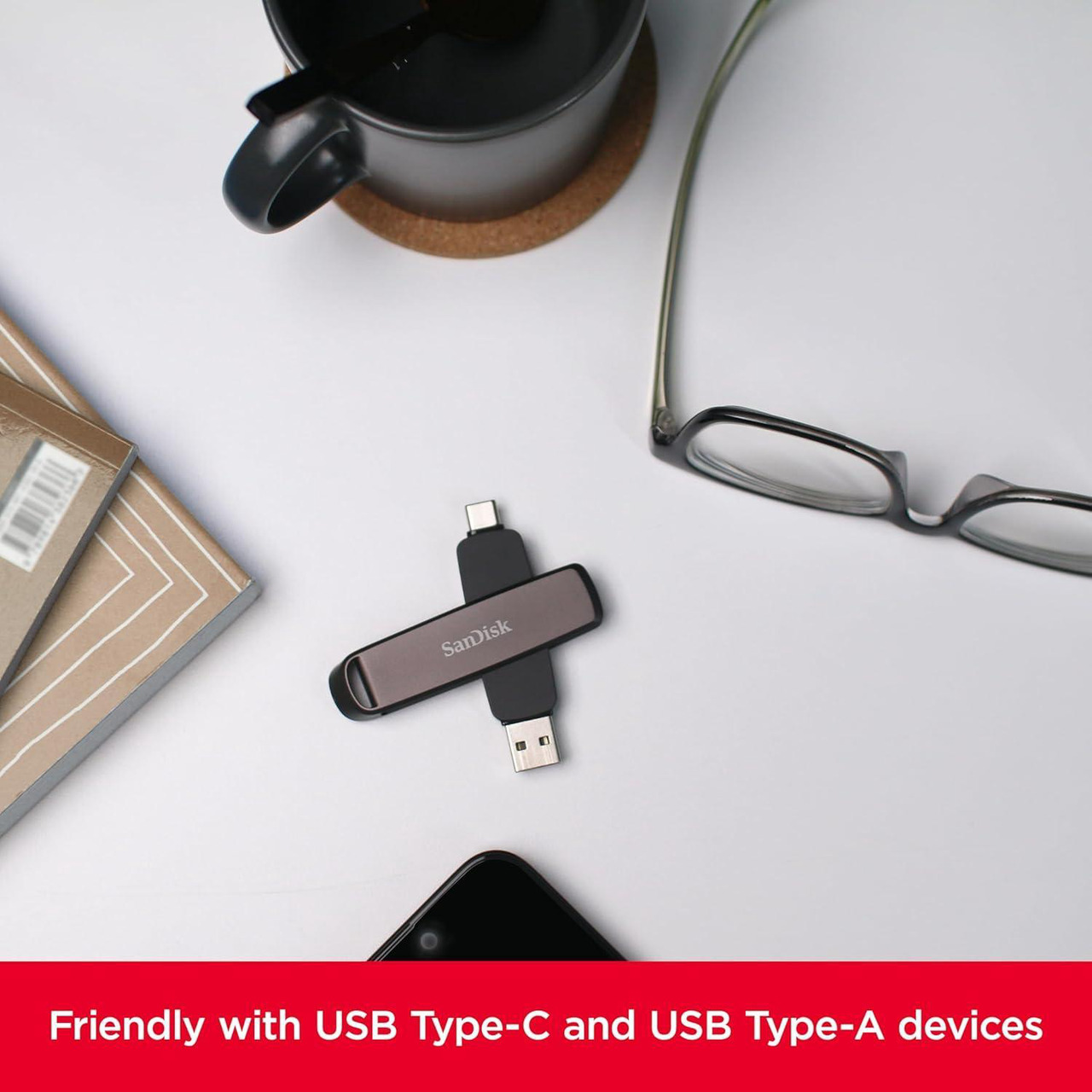 Open Box: SANDISK 512GB Extreme PRO Dual Drive - Up to 1,000MB/s, USB Type-C, and USB Type-A, High-Performance Flash Drive - SDDDE1-512G-G46 - Newegg.com - Open Box condition - Image 15