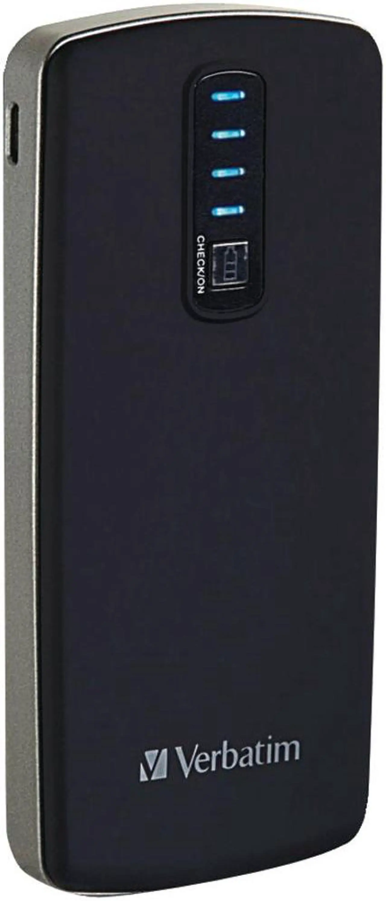 Alt view image 3 of 12 - Verbatim Black 3500 mAh Portable Power Pack 98019