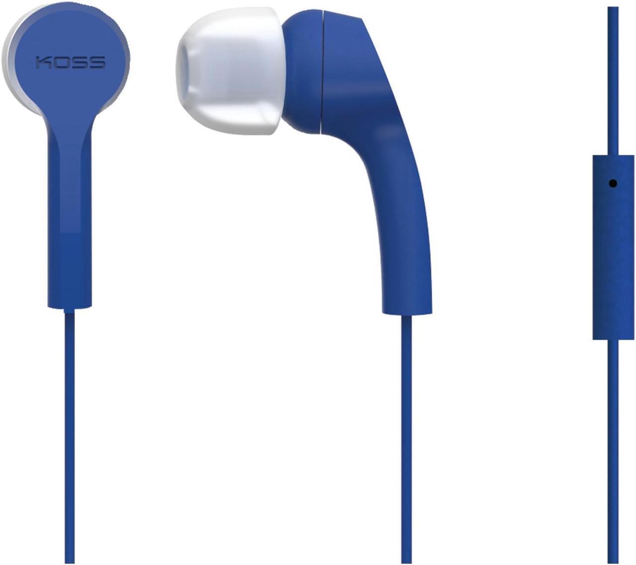 Alt view image 2 of 3 - KOSS Blue 189593 In Ear Bud with Mic