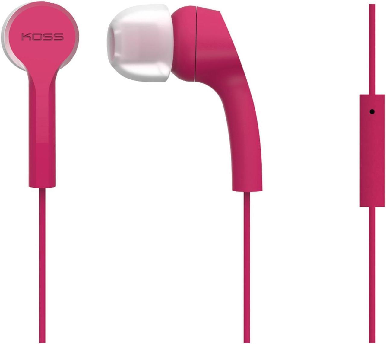 Main image of KOSS Pink 189618 In Ear Bud with Mic