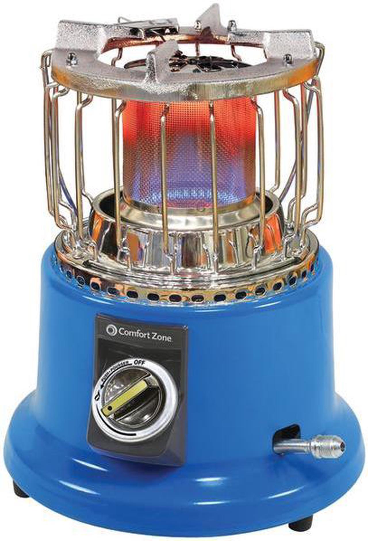 Alt view image 6 of 7 - Comfort Zone, CZPP21, 2 IN 1 PROPANE HEATER / STOVE, The Portable Heating / Cooking Solution For Camping, Hunting Tailgating, Outdoor Activities And Emergencies