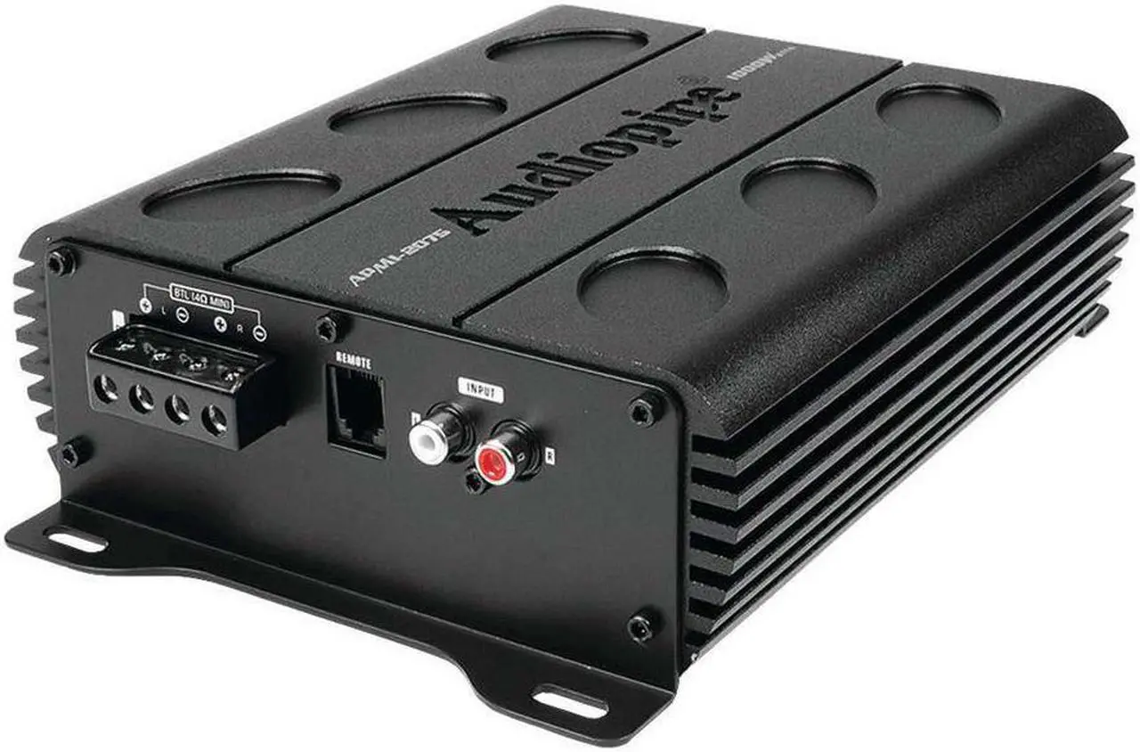 Alt view image 15 of 20 - New Audiopipe Apmi-2075 1000 Watt 2 Channel Mini Car Audio Amplifier Sub Amp