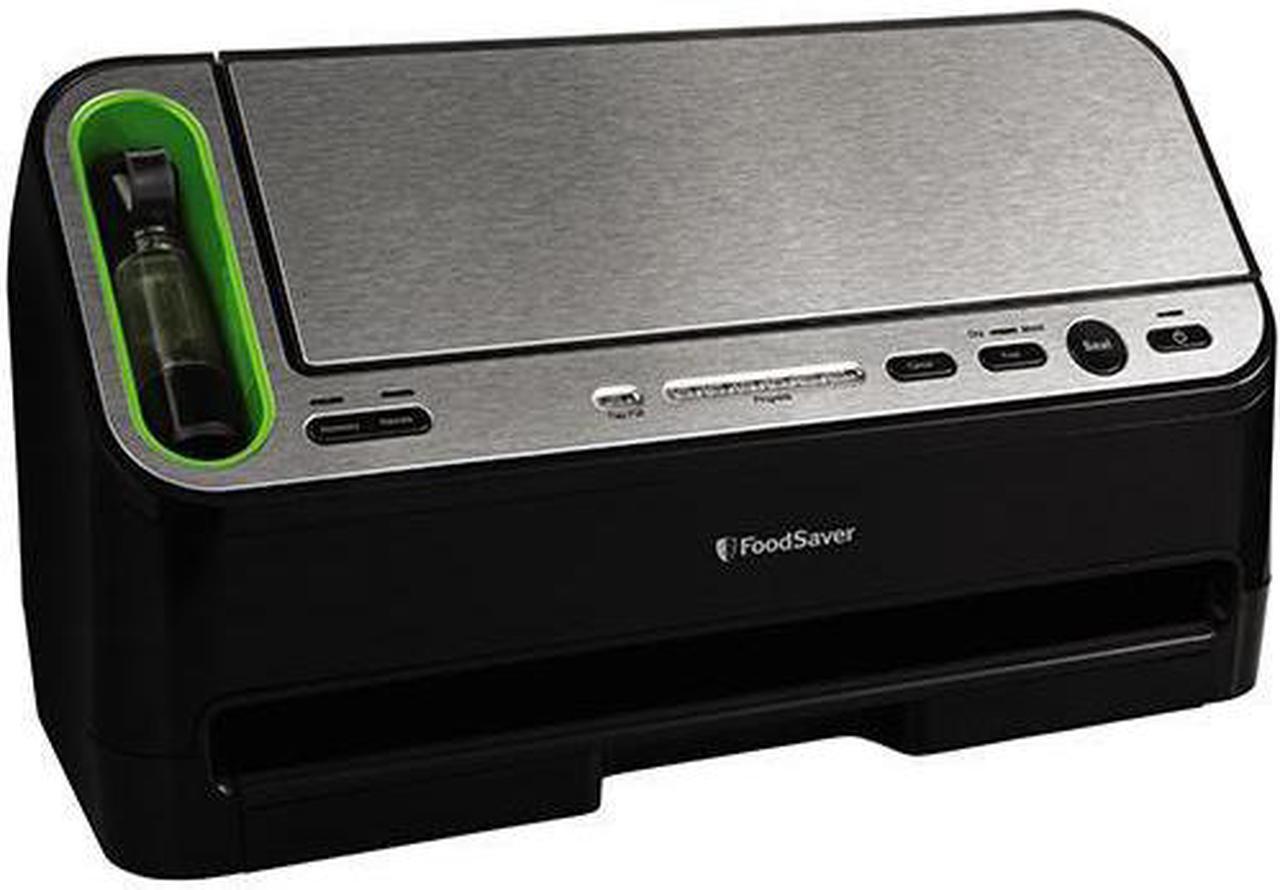Main image of FoodSaver FSFSSL4440-000 Appliance Vacuum Sealer, Black and Silver