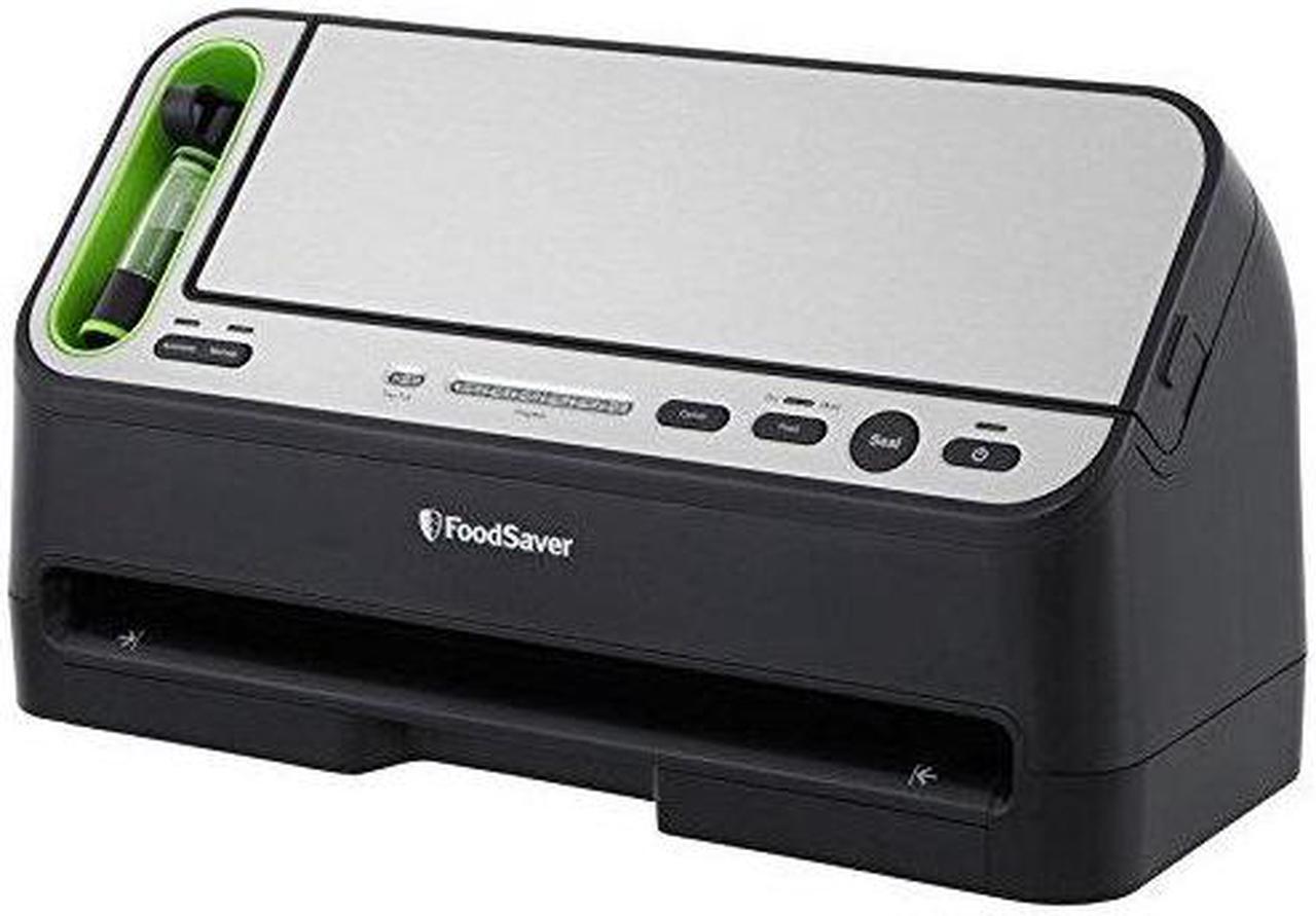 Alt view image 2 of 11 - FoodSaver FSFSSL4440-000 Appliance Vacuum Sealer, Black and Silver