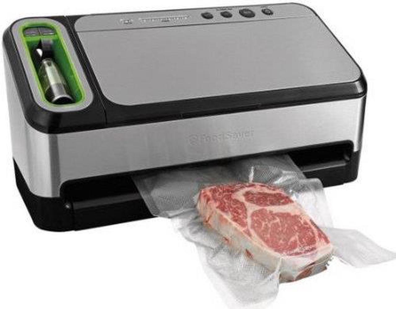 Alt view image 3 of 11 - FoodSaver FSFSSL4440-000 Appliance Vacuum Sealer, Black and Silver