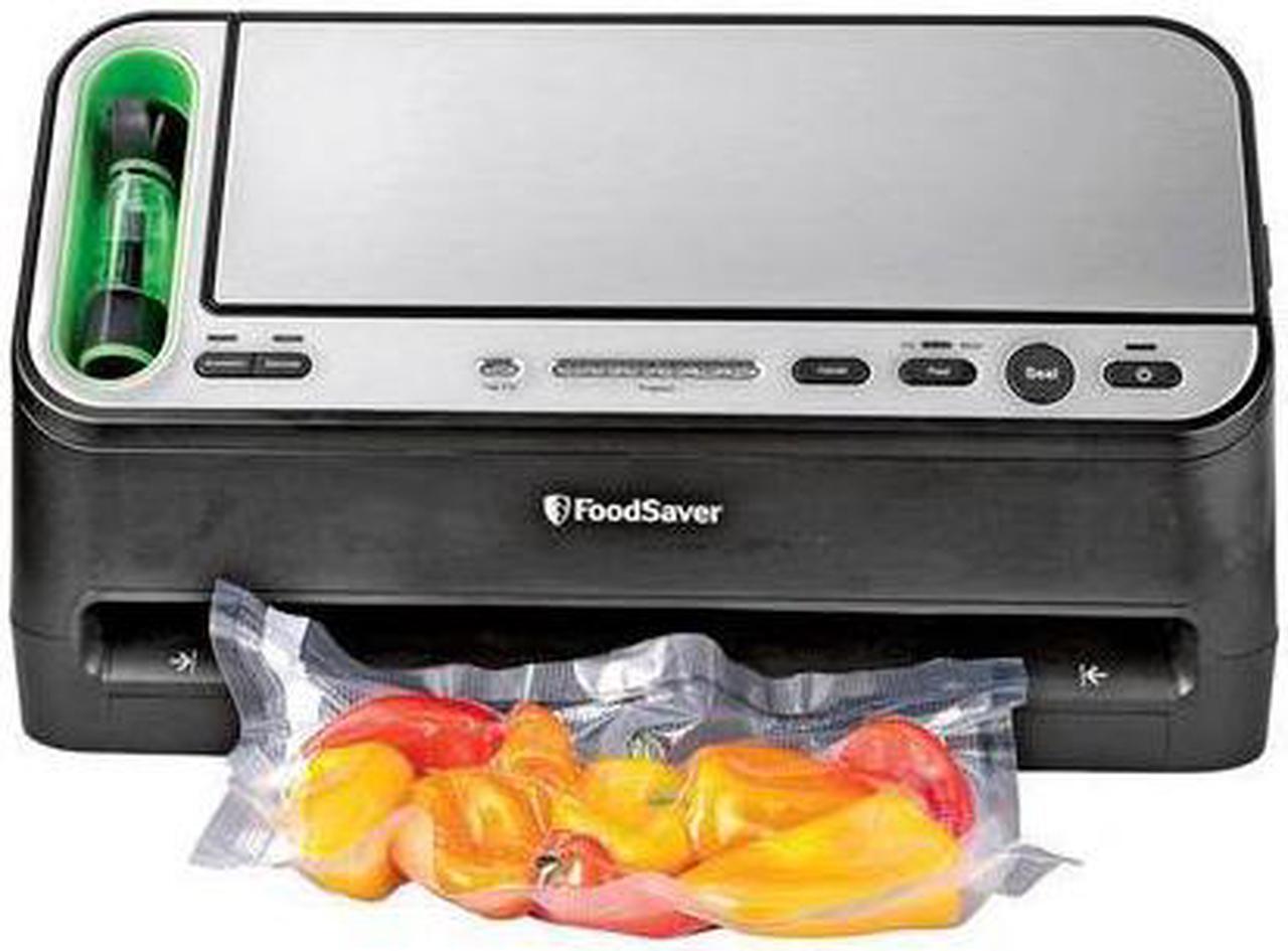 Alt view image 4 of 11 - FoodSaver FSFSSL4440-000 Appliance Vacuum Sealer, Black and Silver