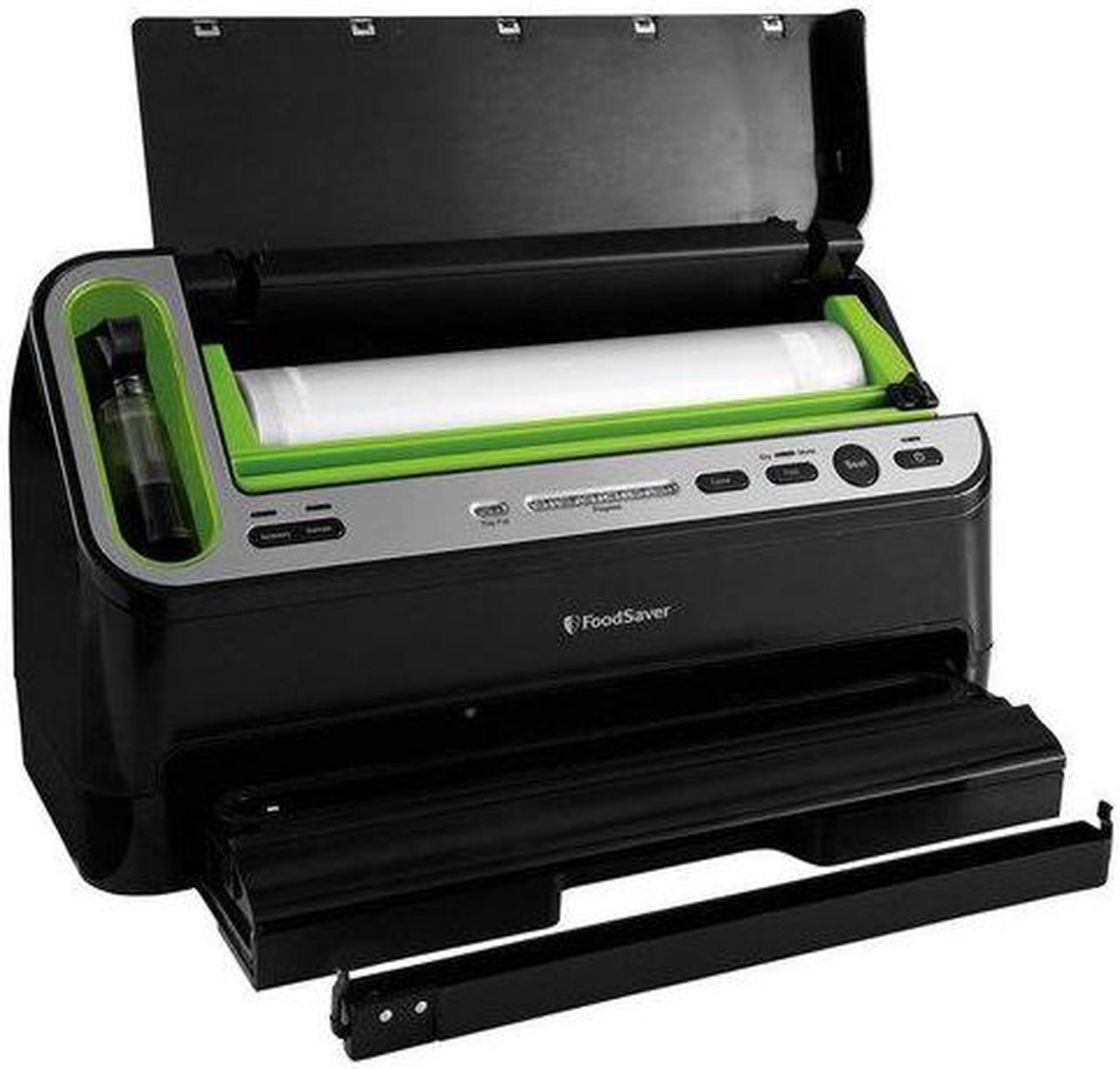 Alt view image 5 of 11 - FoodSaver FSFSSL4440-000 Appliance Vacuum Sealer, Black and Silver
