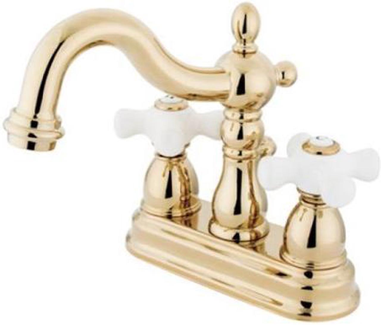 Alt view image 2 of 3 - Kingston Brass KB1602PX Two Handle 4 in. Centerset Lavatory Faucet with Retail Pop-up