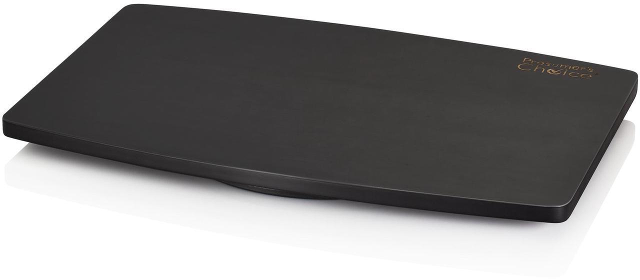 Main image of Prosumer’s Choice Natural Bamboo TV Swivel Stand for LED/LCD TV, 21 inch Base Surface – Black