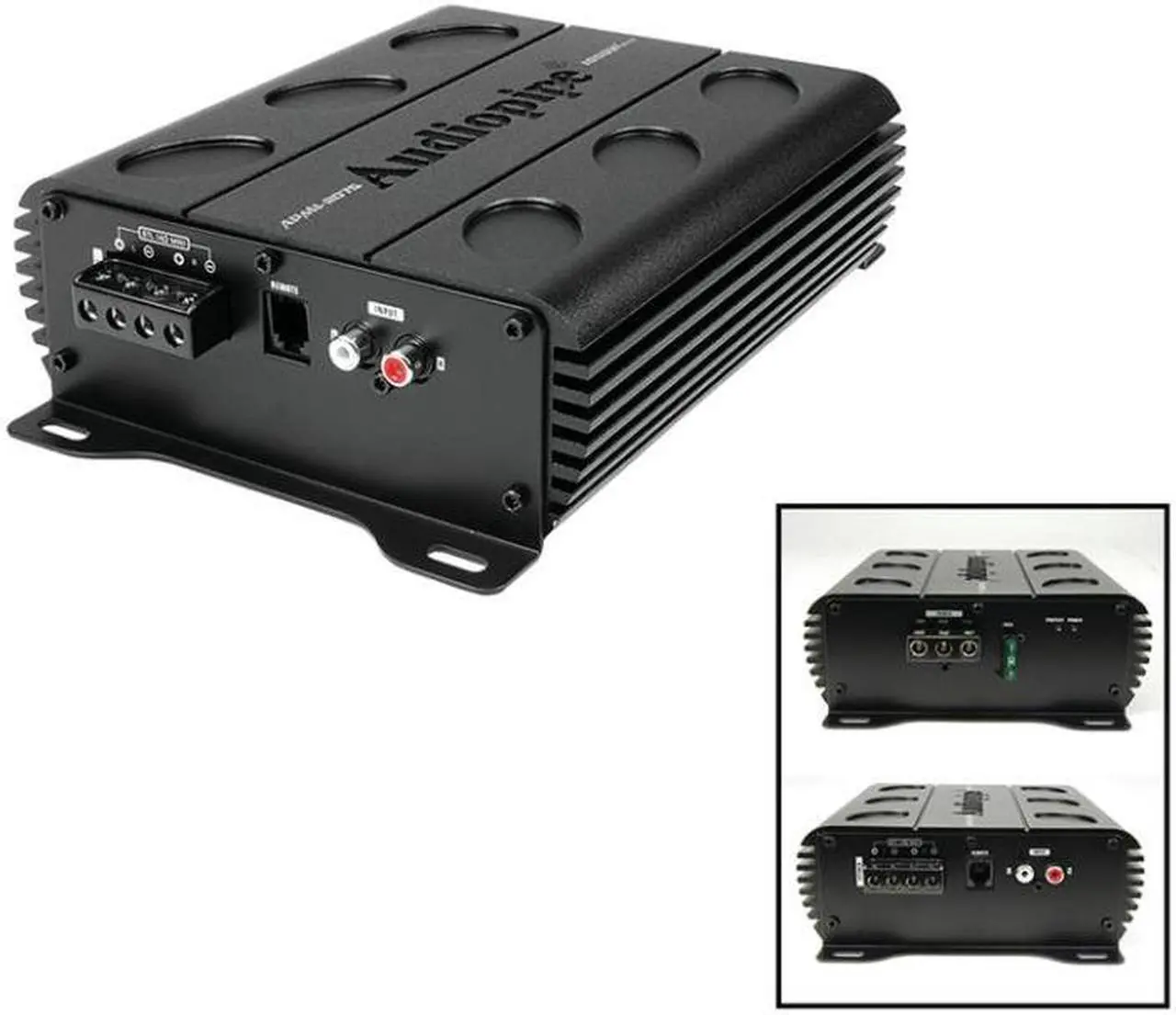 Alt view image 11 of 20 - New Audiopipe Apmi-2075 1000 Watt 2 Channel Mini Car Audio Amplifier Sub Amp