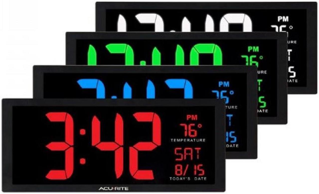 Alt view image 10 of 12 - CHANEY INSTRUMENTS 75127 AcuRite Digit 14.5 Wall Clock