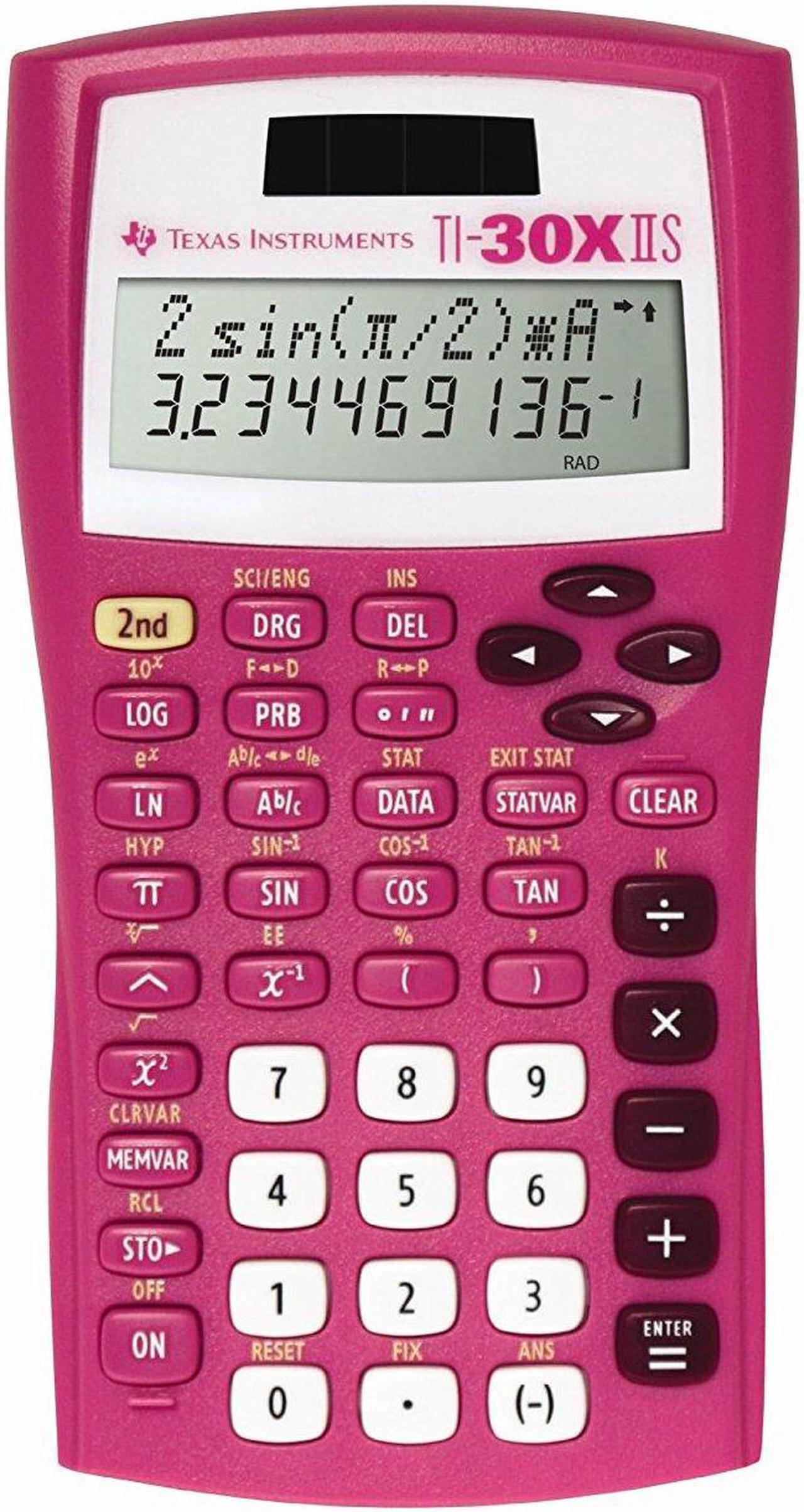 Alt view image 3 of 8 - Texas Instruments TI-30X IIS Scientific Calculator - Pink