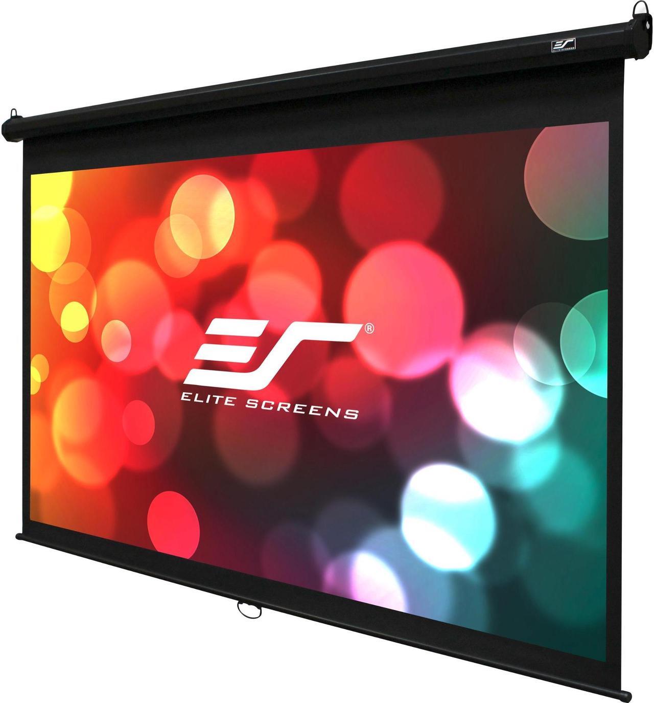 Alt view image 4 of 16 - Elite Screens Manual M120H Manual Projection Screen - 120" - 16:9 - Wall/Ceiling Mount