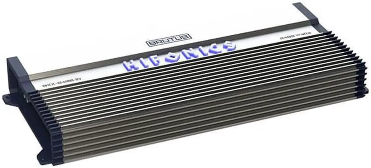 Alt view image 7 of 15 - Hifonics BXX2400.1D Brutus Class D Mono Subwoofer Amplifier