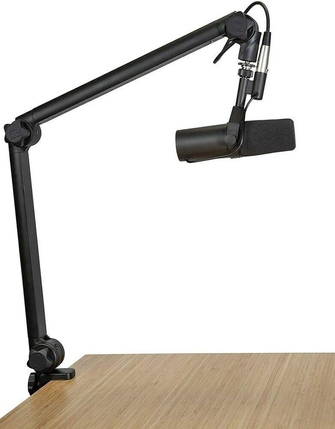 Alt view image 4 of 11 - Gator Cases Deluxe Frameworks Desktop Mic Boom Stand