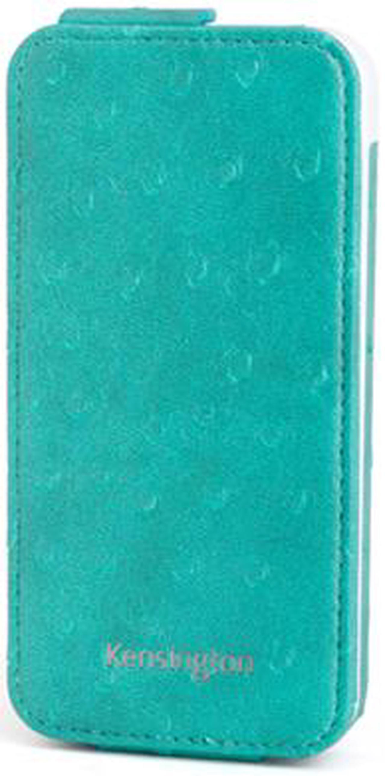 Kensington Portafolio Teal Ostrich Solid Flip Wallet for iPhone 5 K39609WW