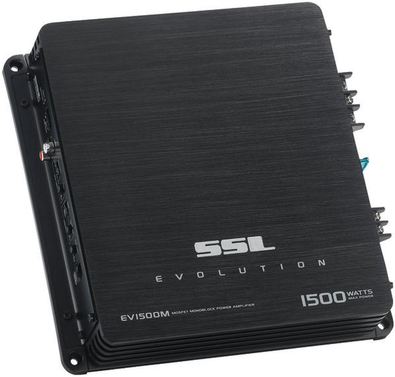 Alt view image 6 of 9 - Sound Storm Laboratories EV1500M 1,500-Watt Monoblock Amplifier with High/Low Crossover Remote Subwoofer Level Control