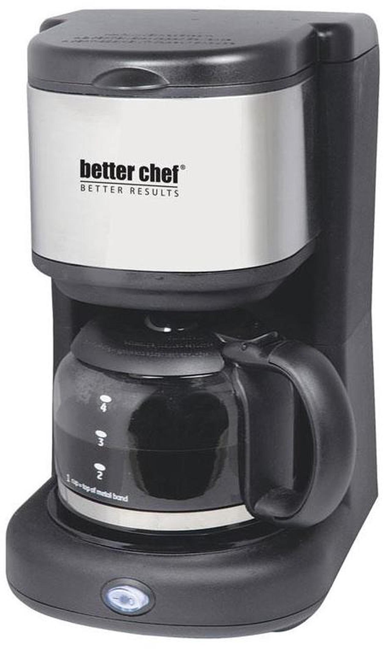 Alt view image 3 of 3 - Better Chef IM-104S 4-Cup Non-Stick Coffee Maker