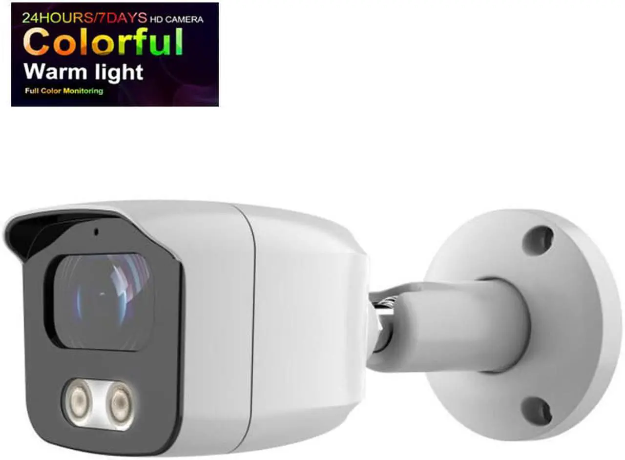 Main image of Full Color Night Vision View Bullet HD TVI camera 2.8mm wide Fixed Lens 5MP to 4K Lite Changeable 12V DC