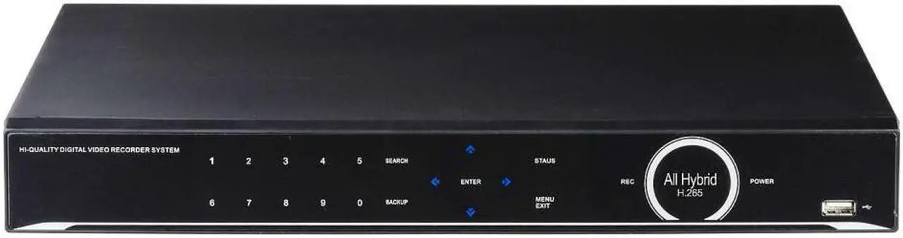 Main image of Eyemax Prestige TVST PVT Series 16CH 5MP DVR system, H265 HD-TVI, CVI, AHD, 960H Mix & Match App:Magic Viewer 2 TB