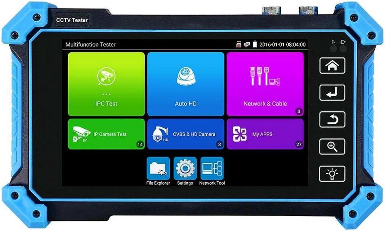 Main image of Eyemax 4K HD CCTV Camera Tester Monitor TVI, AHD,HD SDI, EX SDI, IP 5.4" Newer Version of M8000