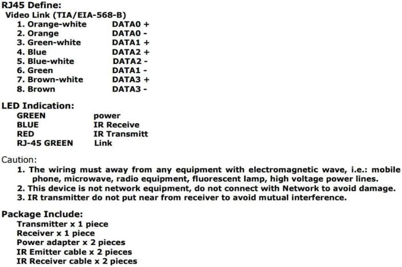 Alt view image 4 of 6 - HDMI CAT5 Extra Long Range Extender with RS232 & IR over single CAT5 cable
