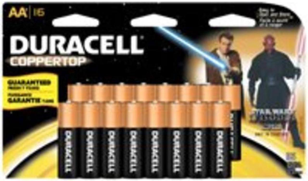 Alt view image 2 of 20 - Duracell Coppertop 1.5V AA Alkaline Battery, 16-pack