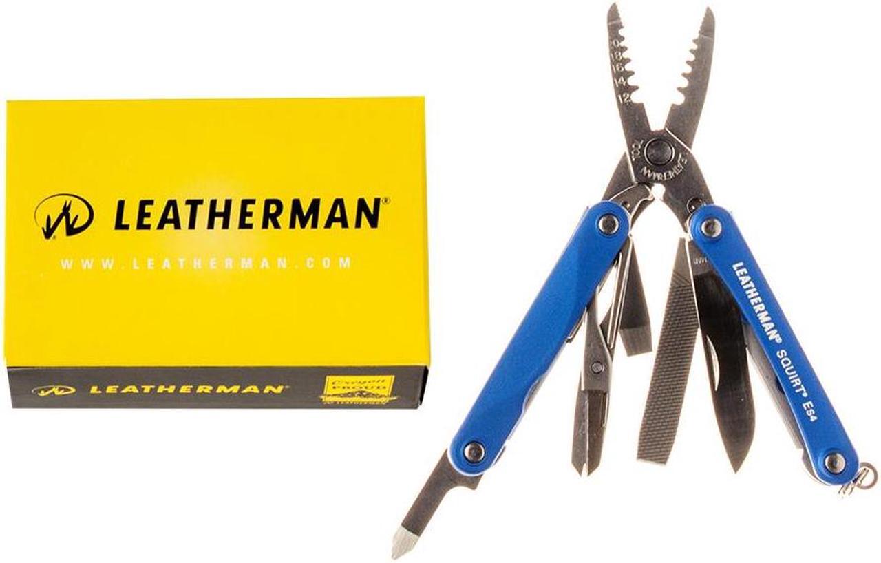 Alt view image 5 of 9 - Leatherman LM41203 Squirt Es4 Blue 2 1/4" Closed Stainless Construction W/ Blue