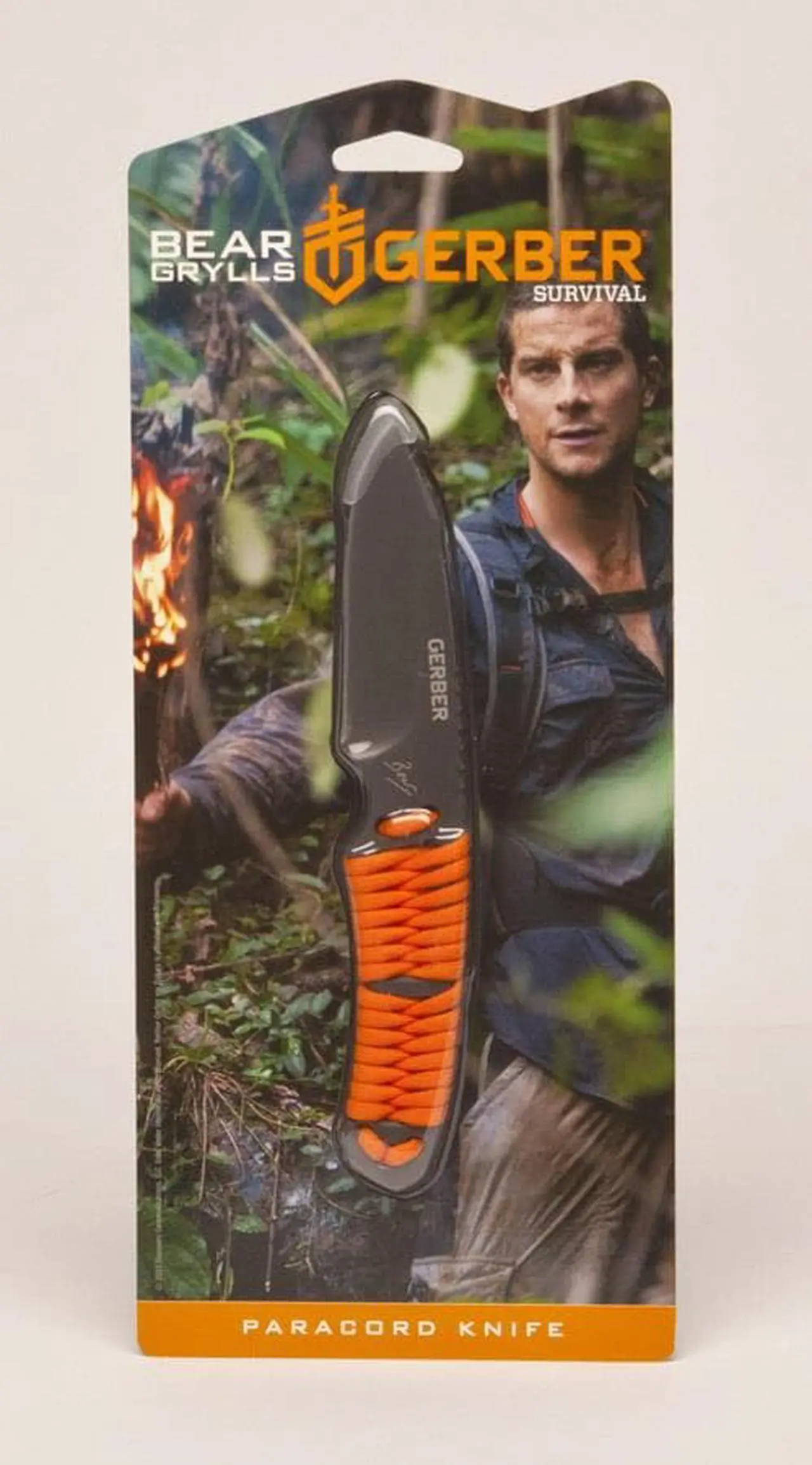 Alt view image 2 of 12 - Gerber Bear Grylls Paracord Fixed Blade Knife 31-001683