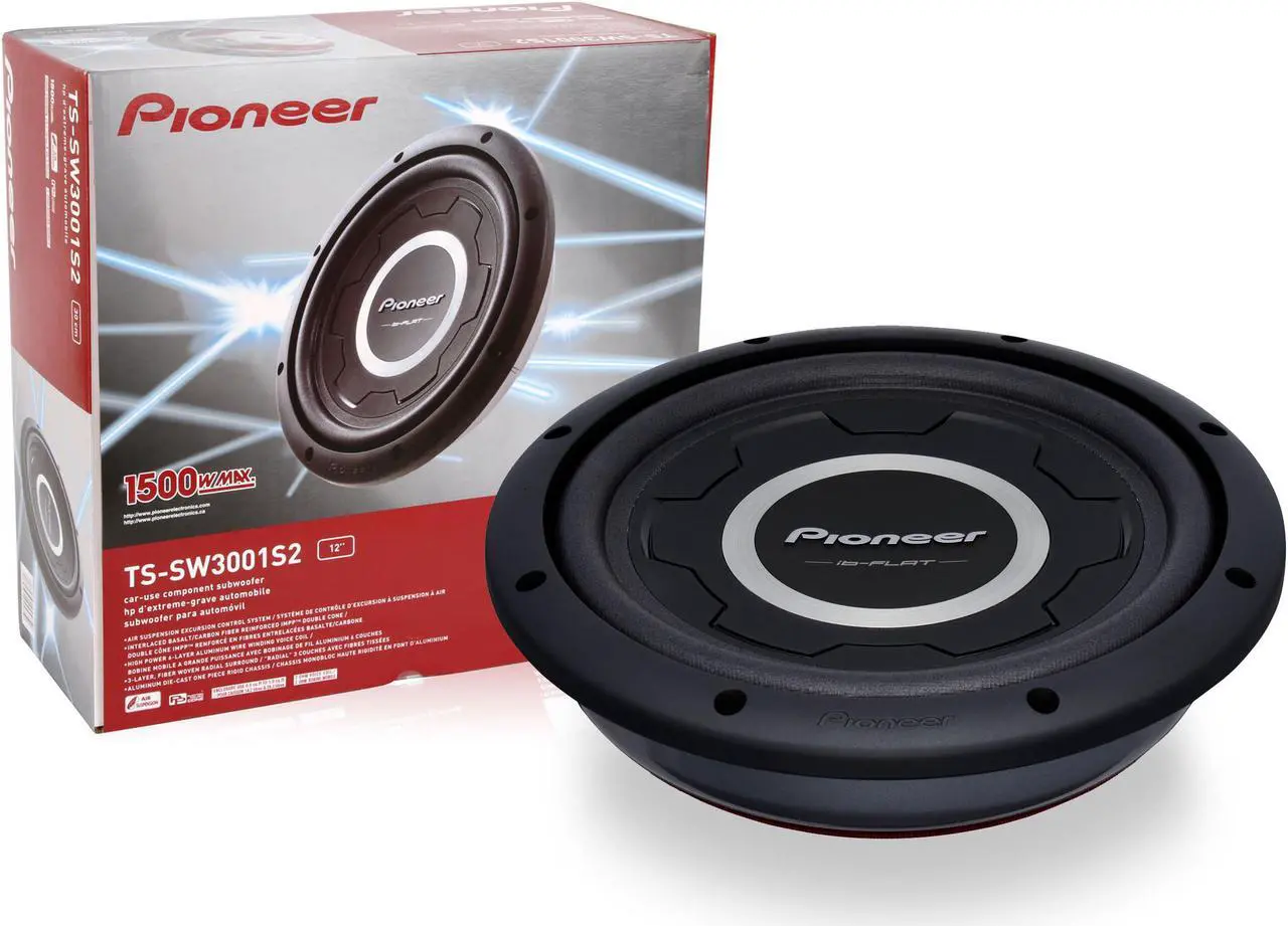 Main image of Pioneer TS-SW3002S4 Shallow-mount 12" 4-ohm subwoofer