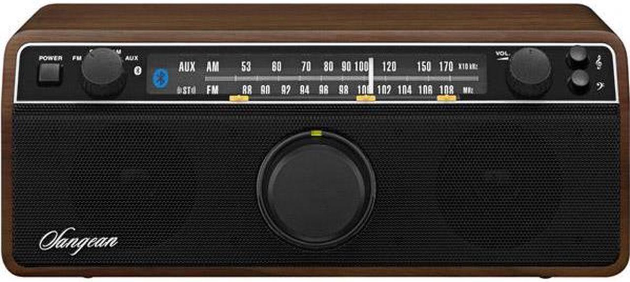 Alt view image 3 of 5 - SANGEAN FM / AM / Aux-in / Bluetooth Wooden Cabinet Receiver WR-12BT
